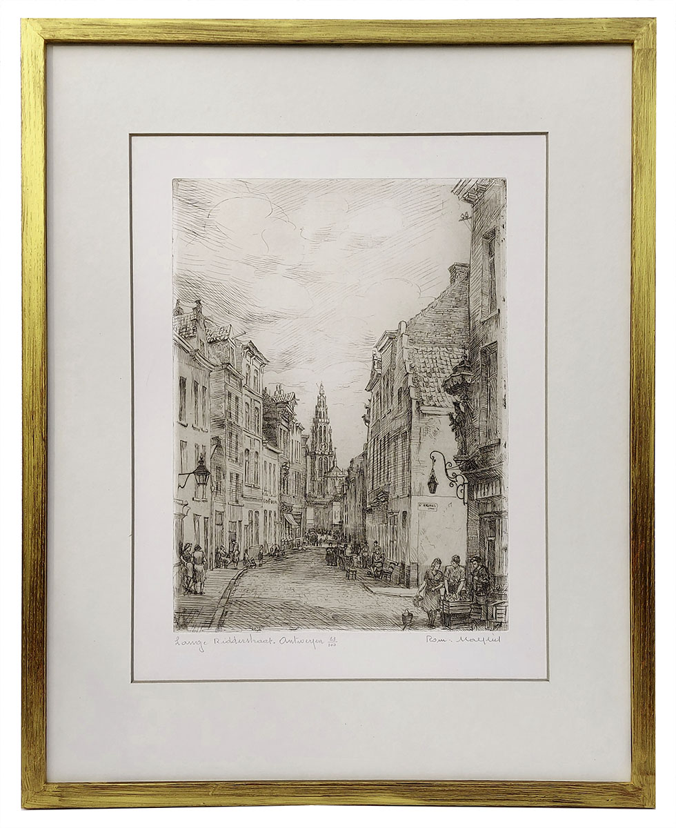 Buy An Etching By The Belgian Artist Romain Malfliet