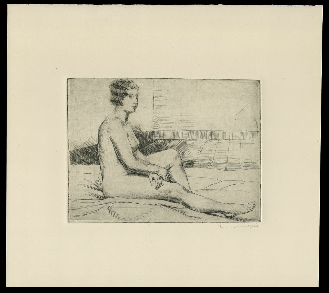 Buy An Etching Of A Naked Lady From The Etcher Romain Malfliet